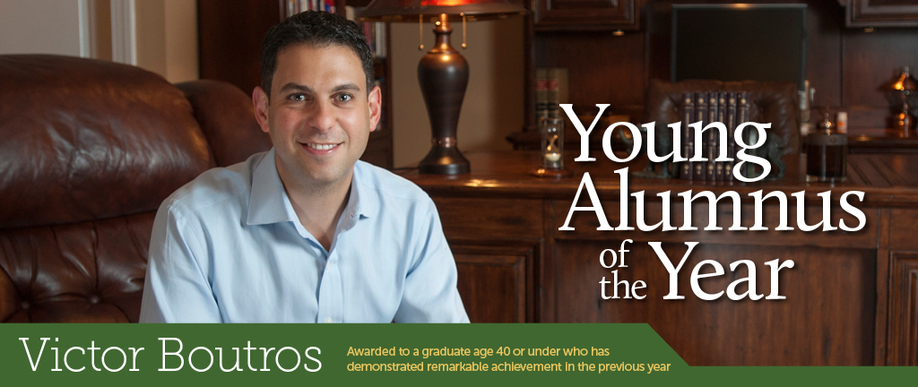 Boutros Named 2015 Baylor University Young Alumnus of the Year