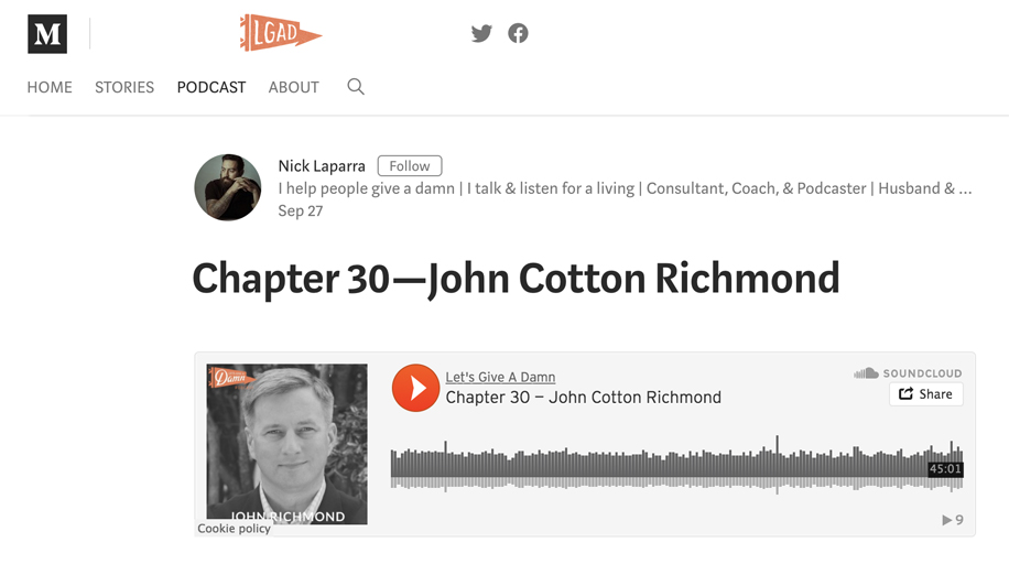 Podcast: John Cotton Richmond
