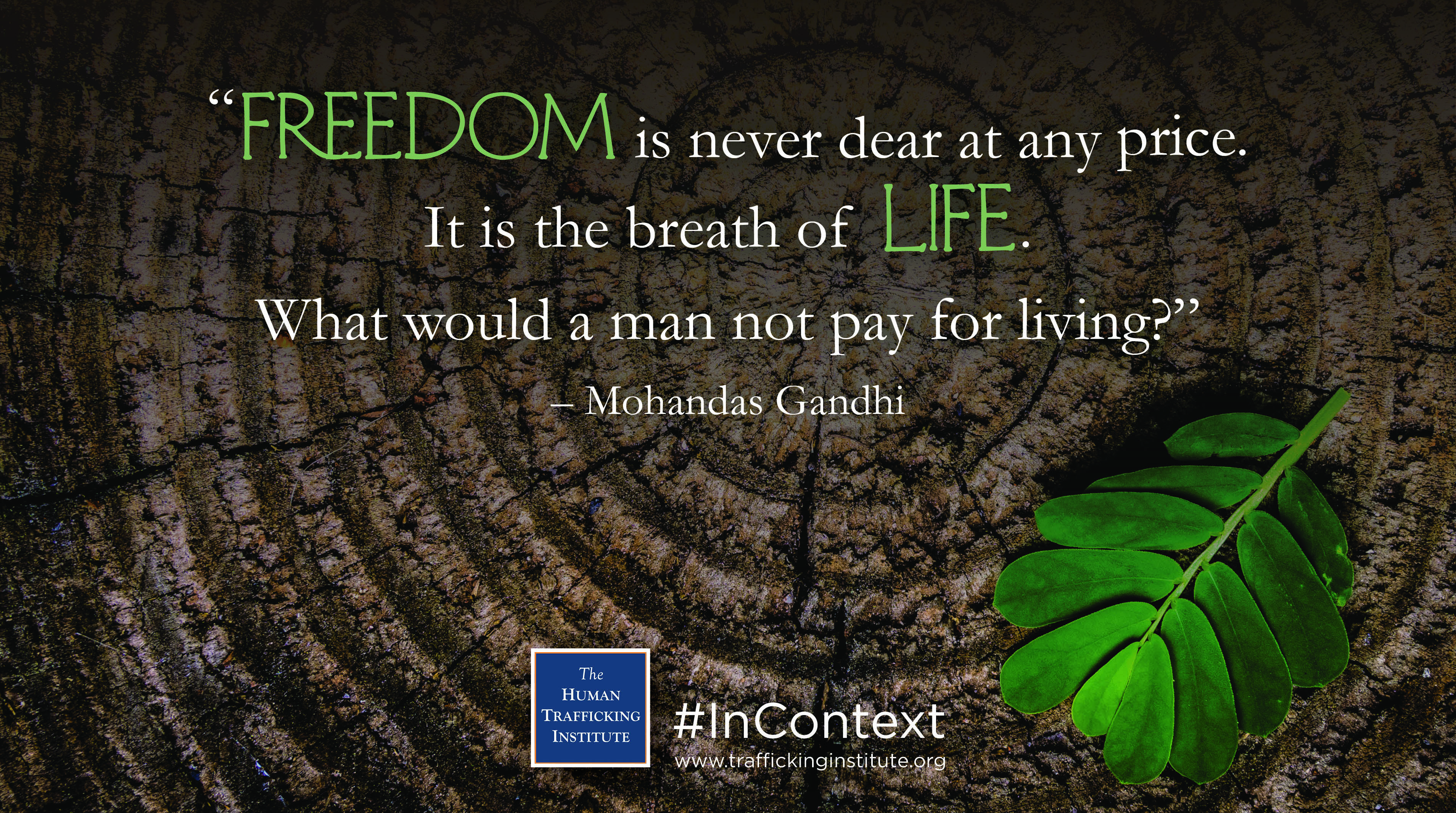 #InContext: Gandhi