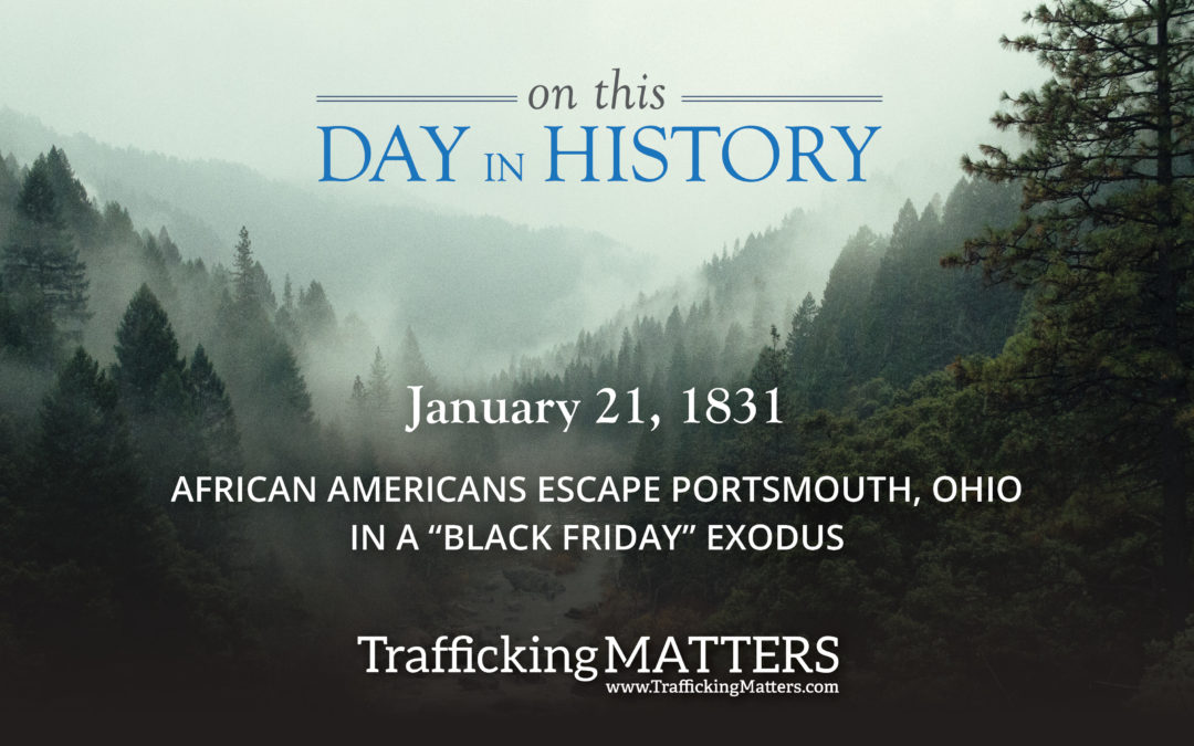 On This Day in History: African Americans Escape Portsmouth, Ohio in a “Black Friday” Exodus